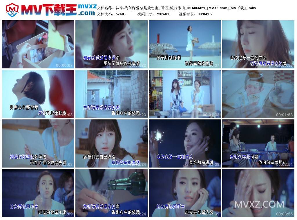 沫沫-为何深爱总是受伤害_国语_流行歌曲_MD403421